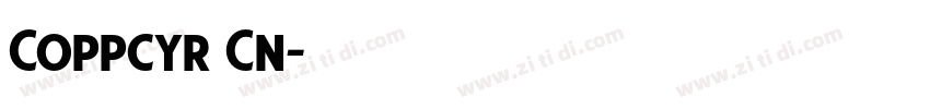 Coppcyr Cn字体转换